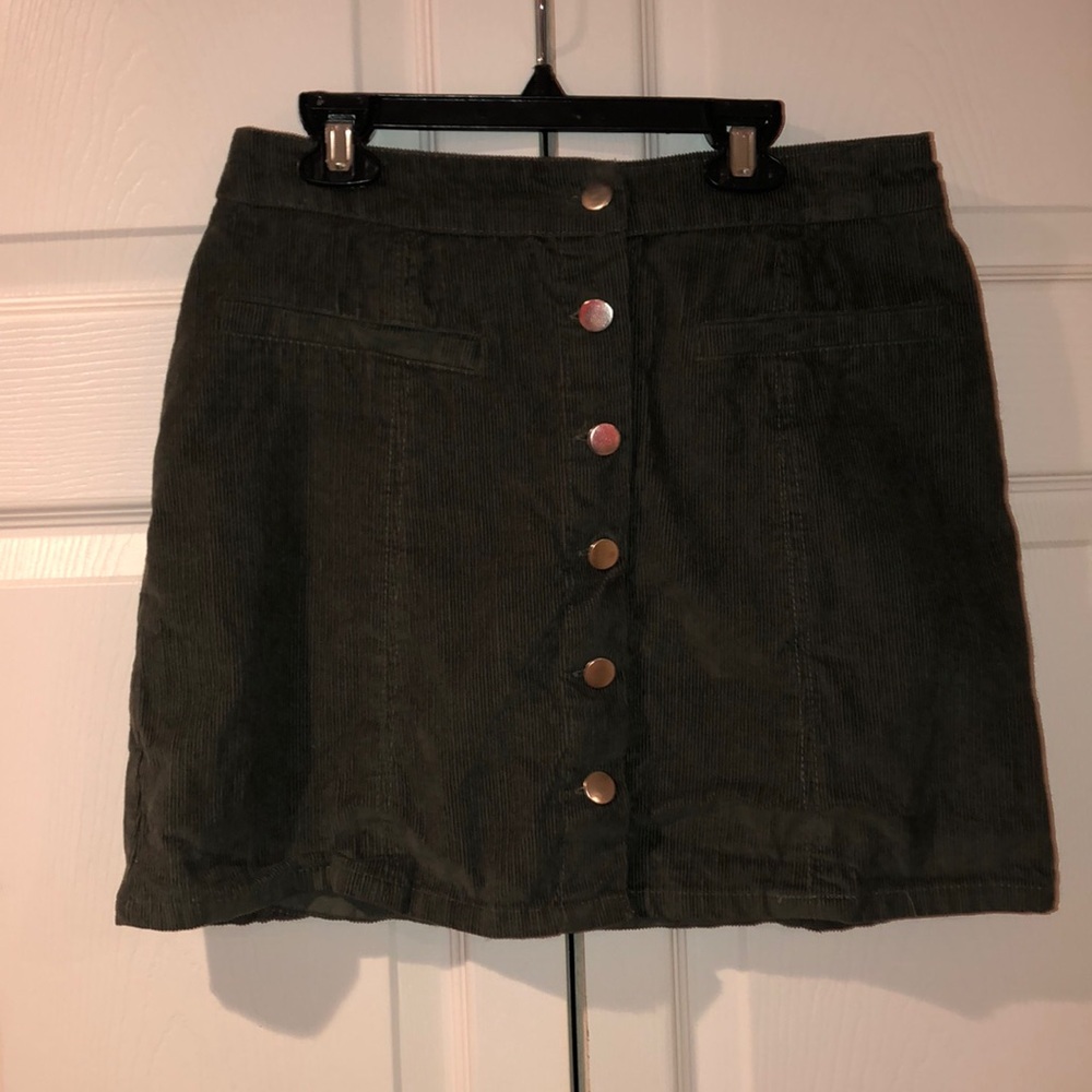 Corduroy skirt